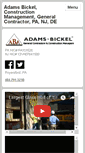 Mobile Screenshot of adamsbickel.com
